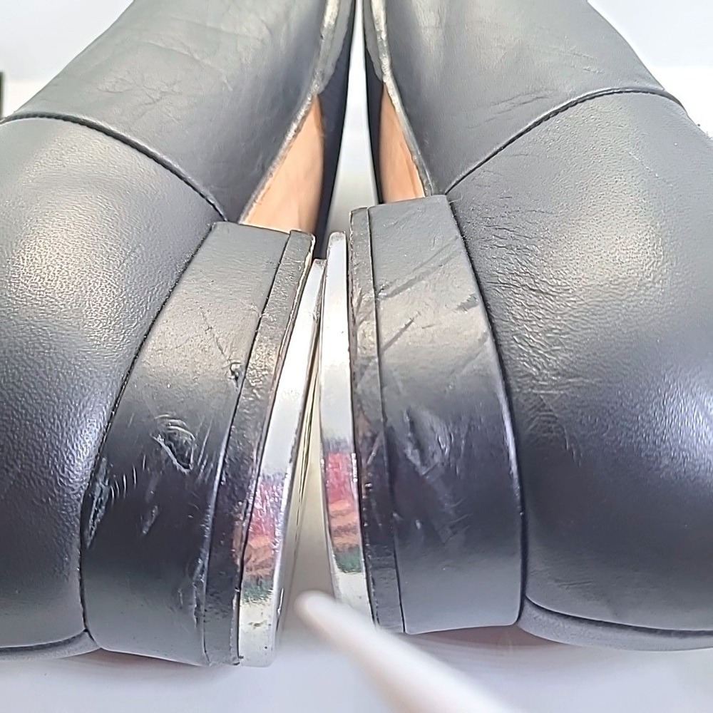 Capezio Tap Shoes Womens SZ 6.5 Black Leather Oxford Professional Dancewear Good - Picture 8 of 16